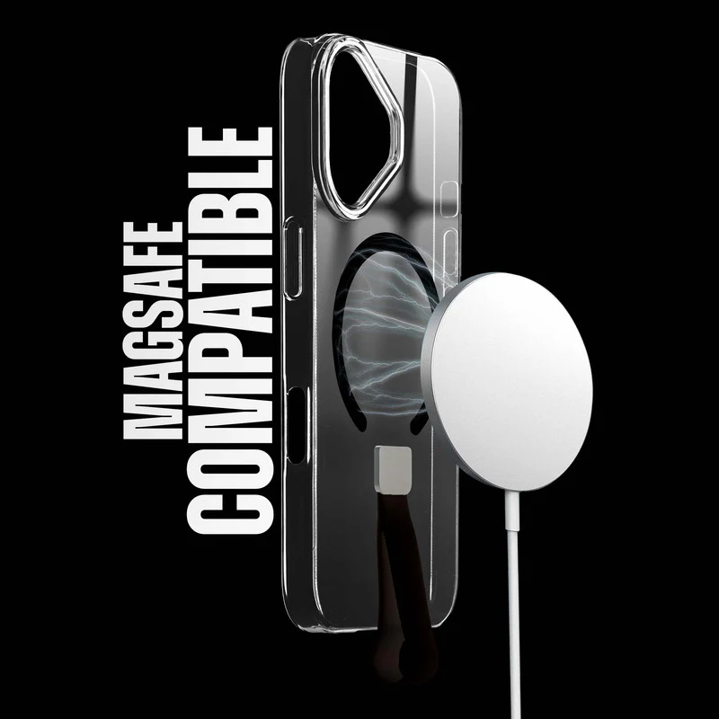 Anti-Yellowing Clear Strap Case (Wireless Charging Support) Apple iPhone 16 - Image 19