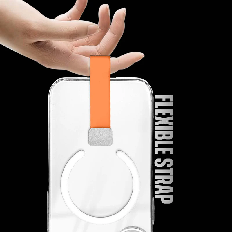 Anti-Yellowing Clear Strap Case (Wireless Charging Support) Apple iPhone 16 - Image 32