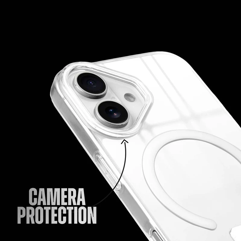 Anti-Yellowing Clear Strap Case (Wireless Charging Support) Apple iPhone 16 - Image 34