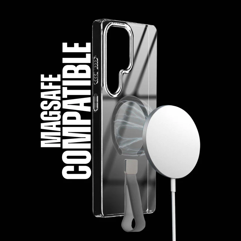 Anti-Yellowing Clear Strap Case (Wireless Charging Support) Samsung S23 Ultra 5G - Image 19