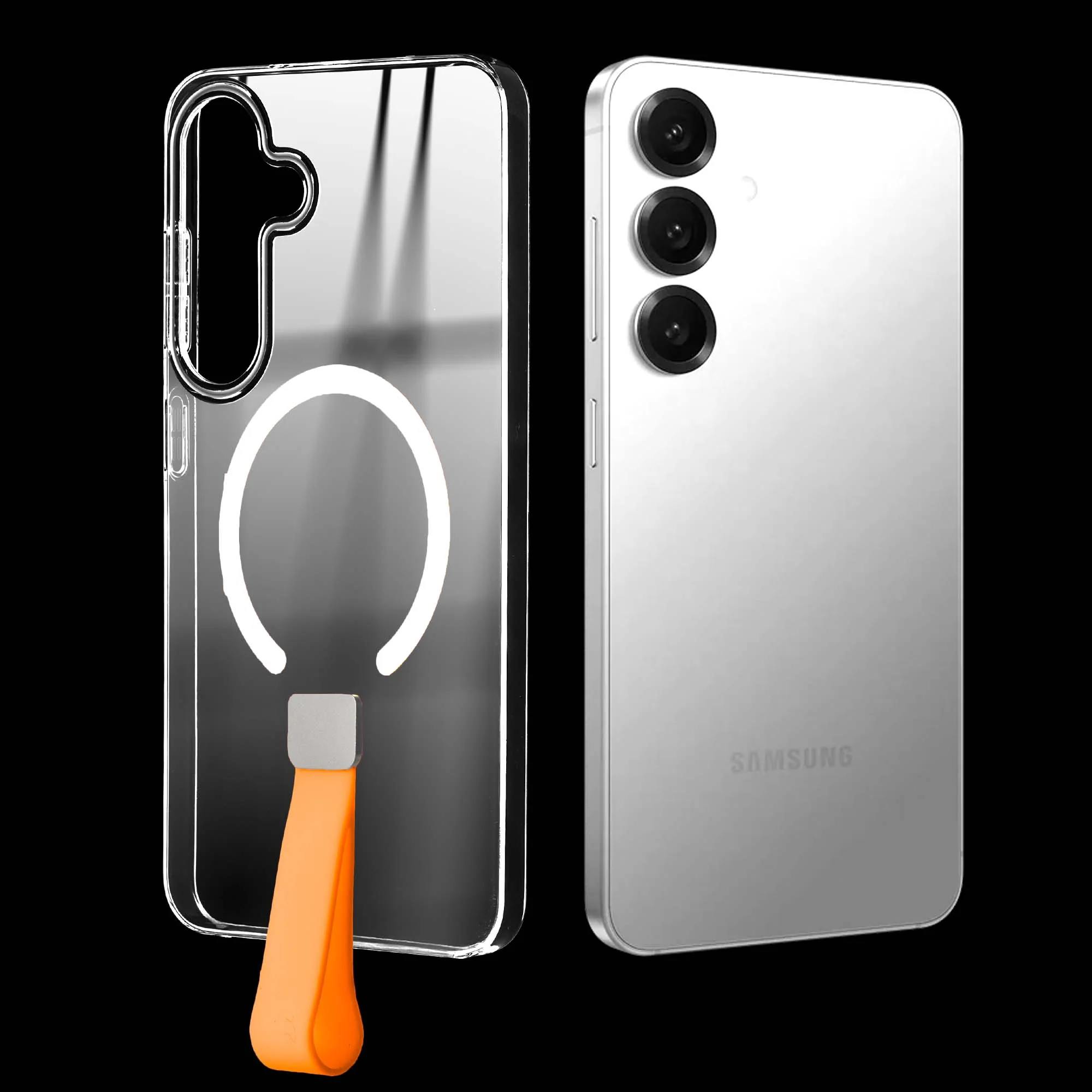 Anti-Yellowing Clear Strap Case (Wireless Charging Support) Samsung S25 5G - Image 15