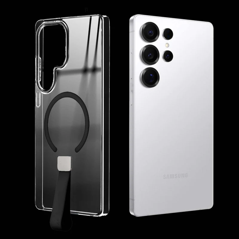Anti-Yellowing Clear Strap Case (Wireless Charging Support) Samsung S25 Ultra 5G