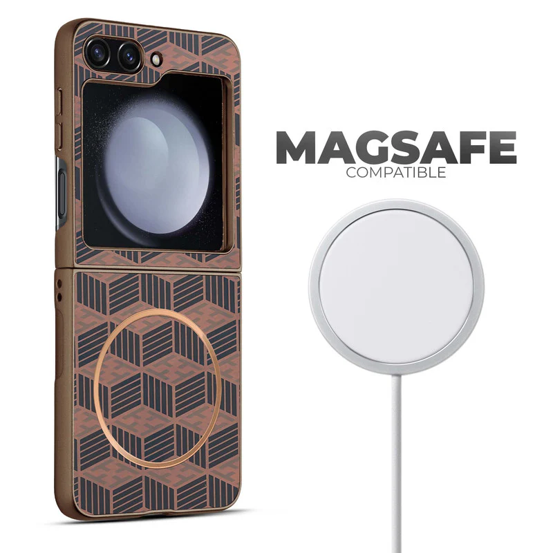 Flexible TPU Back Cover for Samsung Z Flip 5 with Wireless Charging Support Support & Unique Printed Designs - Image 3