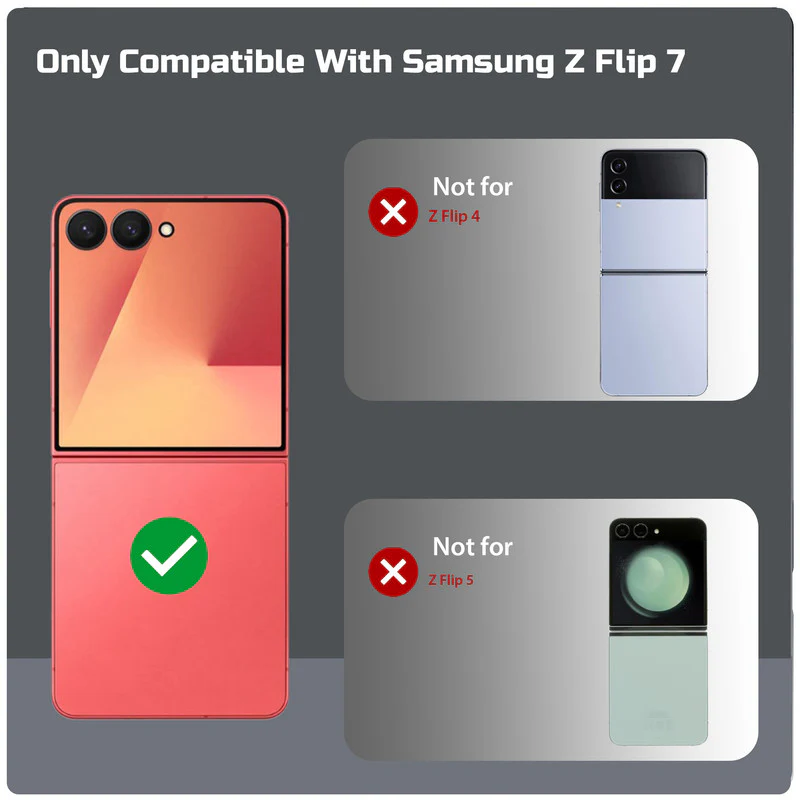 Flexible TPU Back Cover for Samsung Z Flip 7 with Wireless Charging Support Support & Unique Printed Designs - Image 16