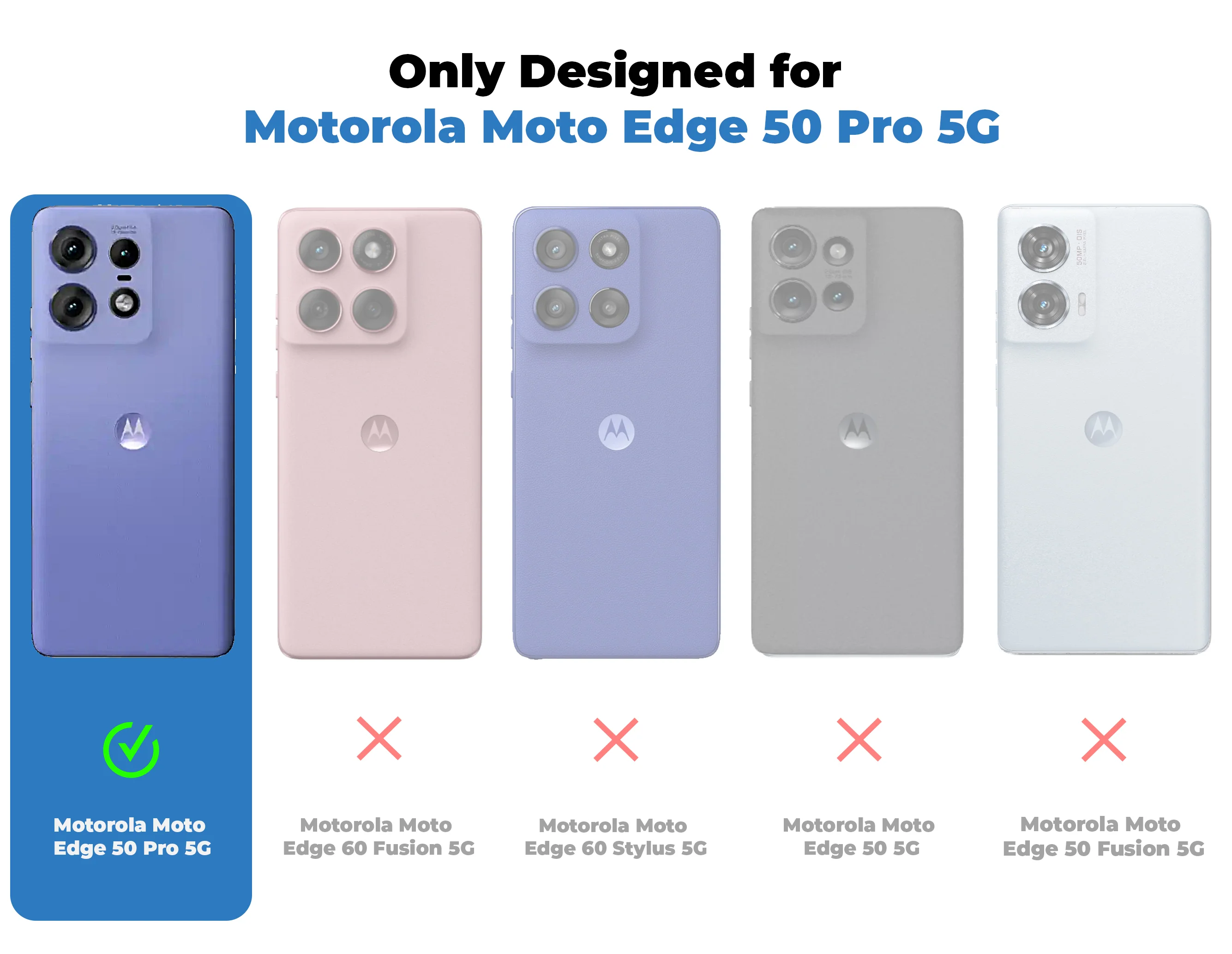 Frosted Case With 2-Cut Interlock For Motorola Moto Edge 50 Pro 5G - Image 8