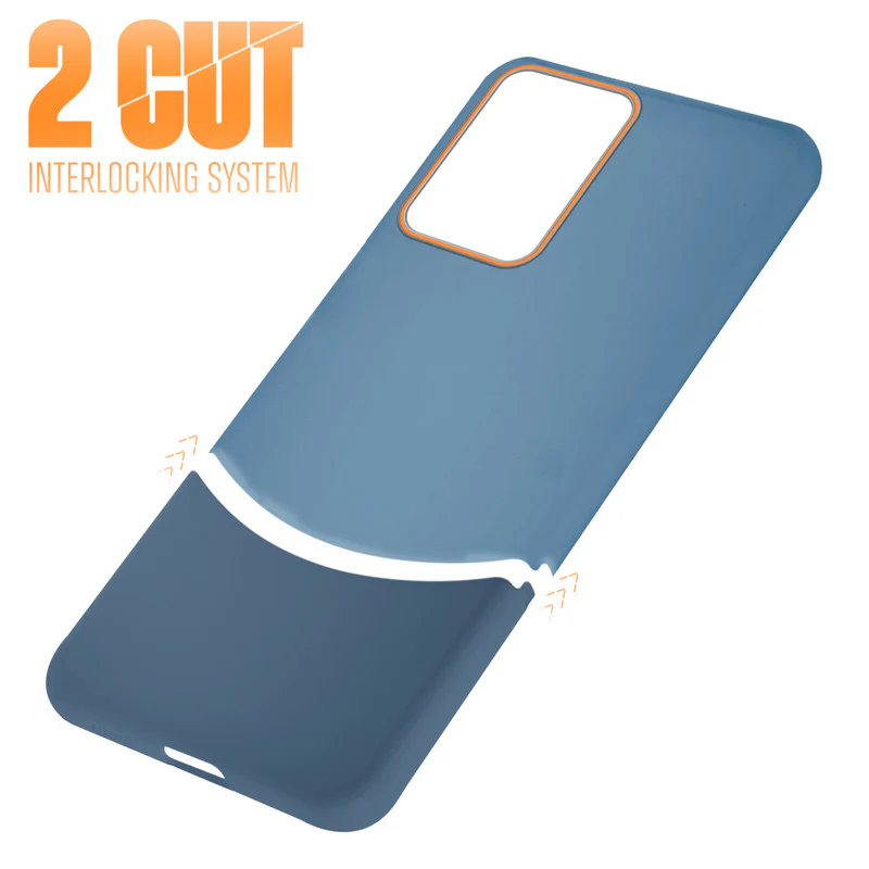 Frosted Case With 2-Cut Interlock For Motorola Moto G85 - Image 23