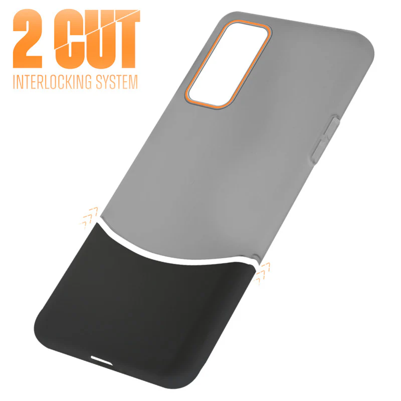 Frosted Case With 2-Cut Interlock For OnePlus Nord 2 5G - Image 5