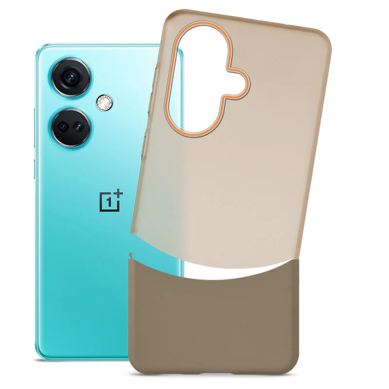 Frosted Case With 2-Cut Interlock For OnePlus Nord CE 3 5G