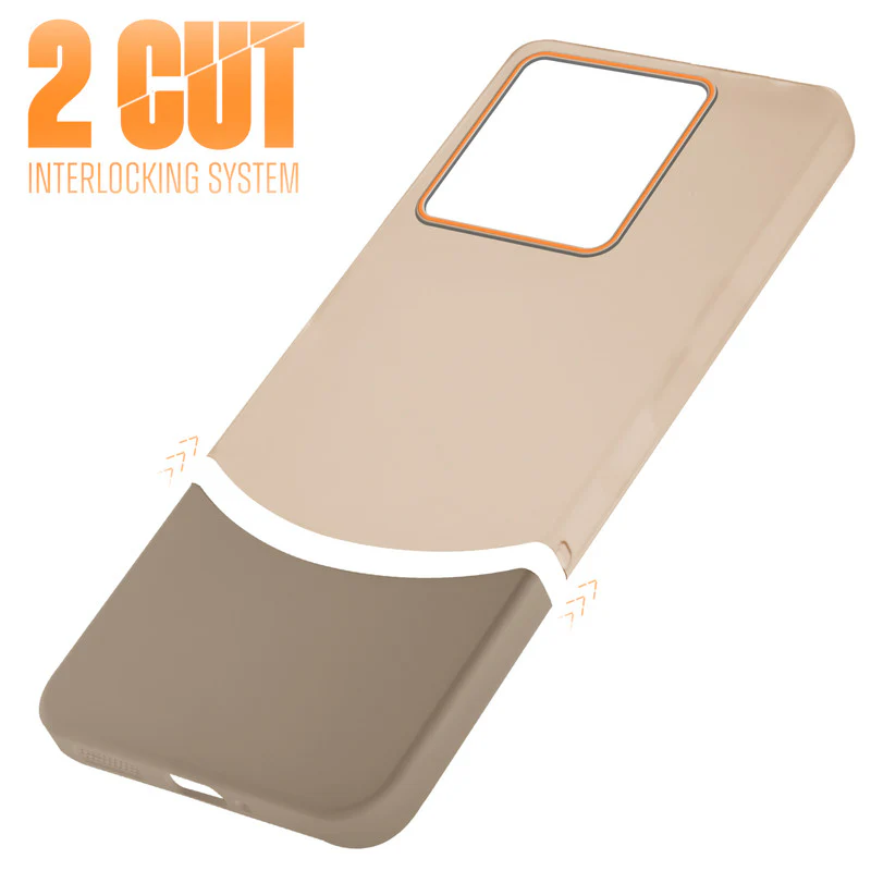 Frosted Case With 2-Cut Interlock For Redmi Note 13 5G - Image 11
