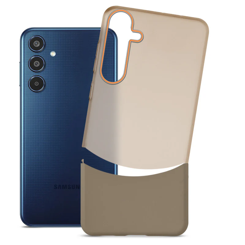 Frosted Case With 2-Cut Interlock For Samsung M35 5G