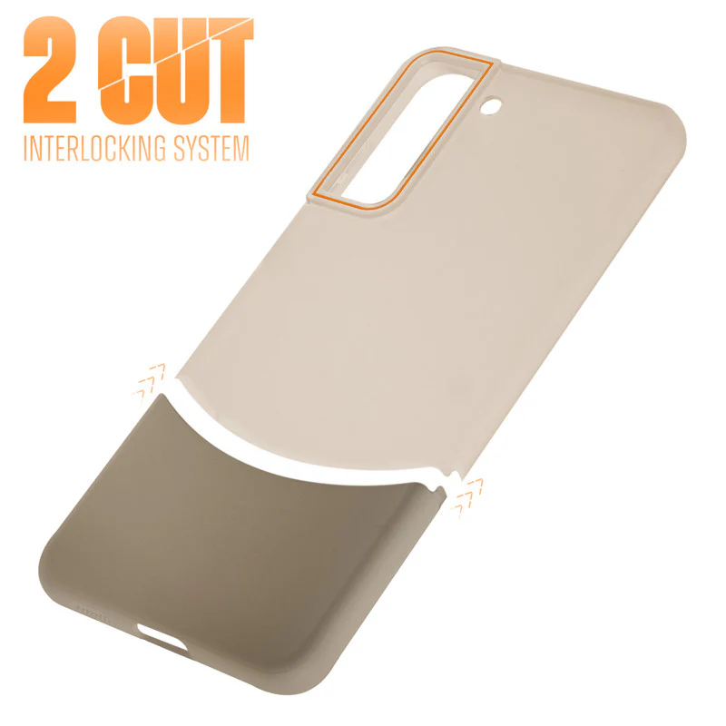 Frosted Case With 2-Cut Interlock For Samsung S21 FE 5G - Image 11