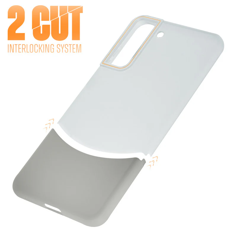 Frosted Case With 2-Cut Interlock For Samsung S21 FE 5G - Image 17