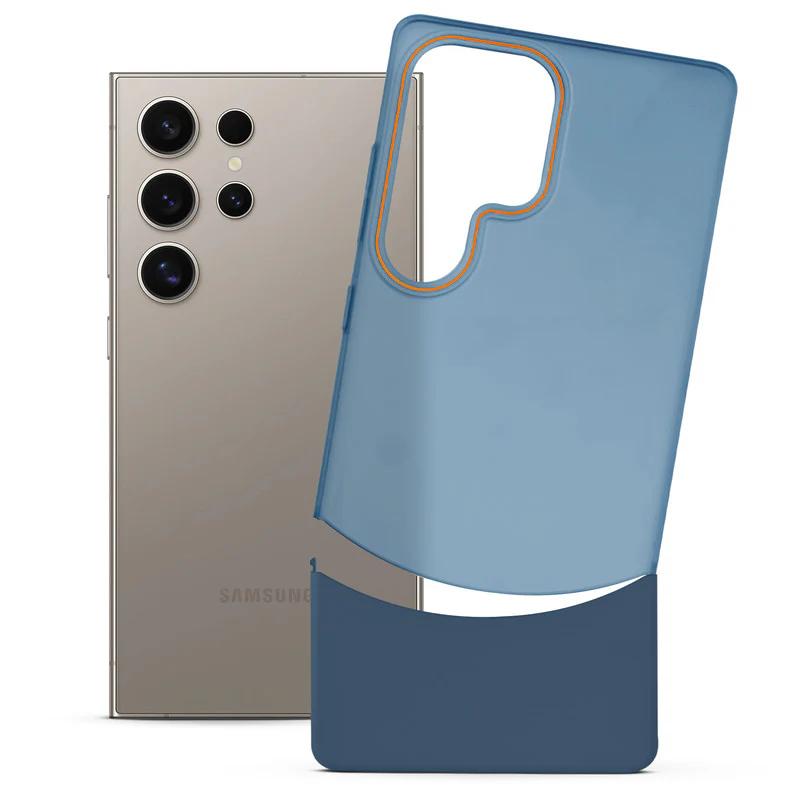 Frosted Case With 2-Cut Interlock For Samsung S22 Ultra 5G - Image 19