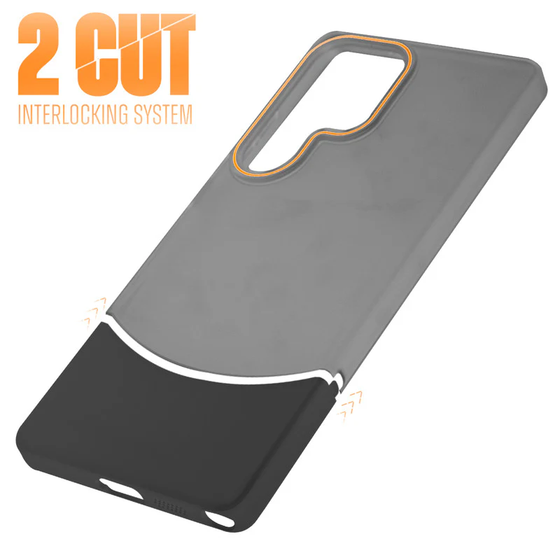 Frosted Case With 2-Cut Interlock For Samsung S25 Ultra 5G - Image 5
