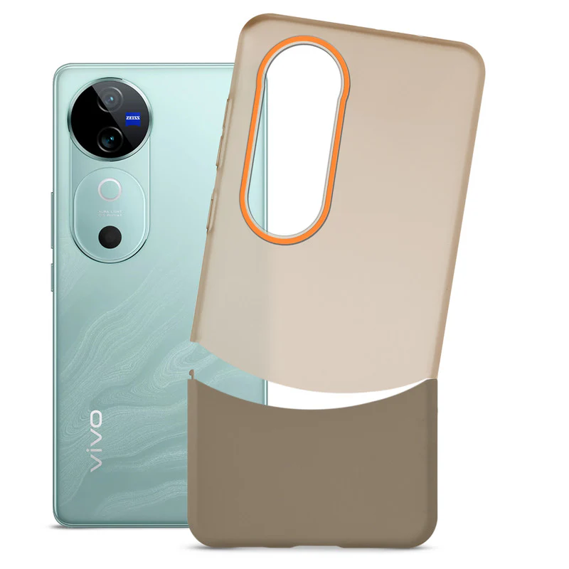 Frosted Case With 2-Cut Interlock For Vivo V40 5G