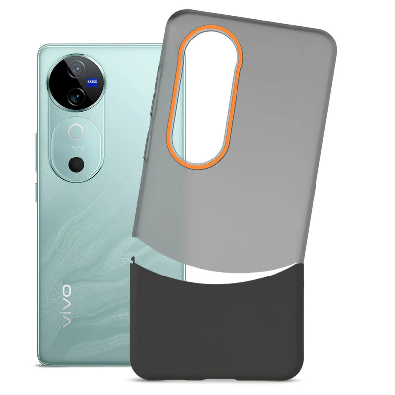 Frosted Case With 2-Cut Interlock For Vivo V40 5G - Image 19