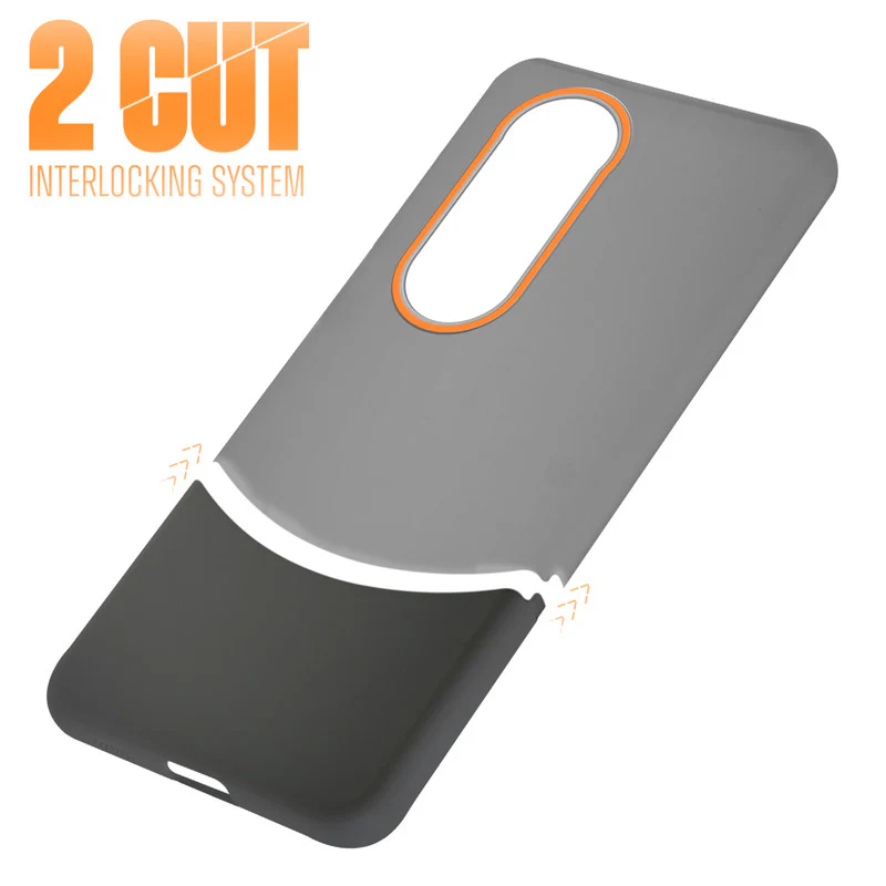 Frosted Case With 2-Cut Interlock For Vivo V40 5G - Image 23