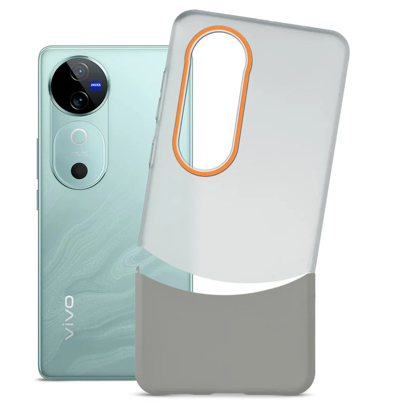 Frosted Case With 2-Cut Interlock For Vivo V40 5G - Image 25