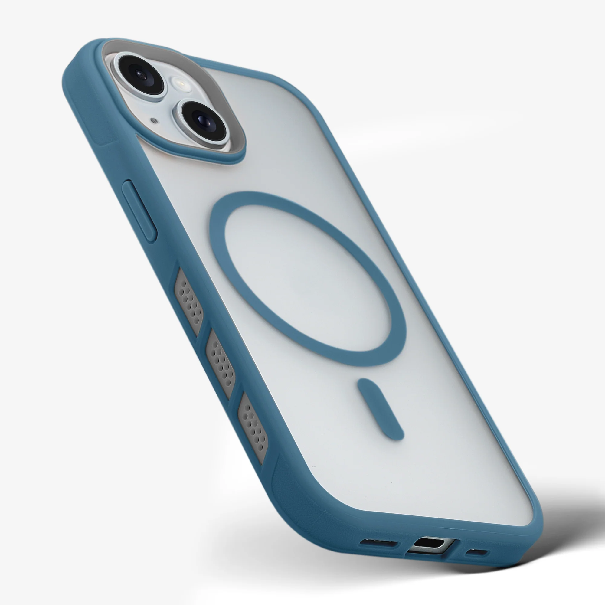 Functional and Stylish with Enhanced Heat Management Wireless Charging Support Compatible Back Case For Apple iPhone 15 - Image 17