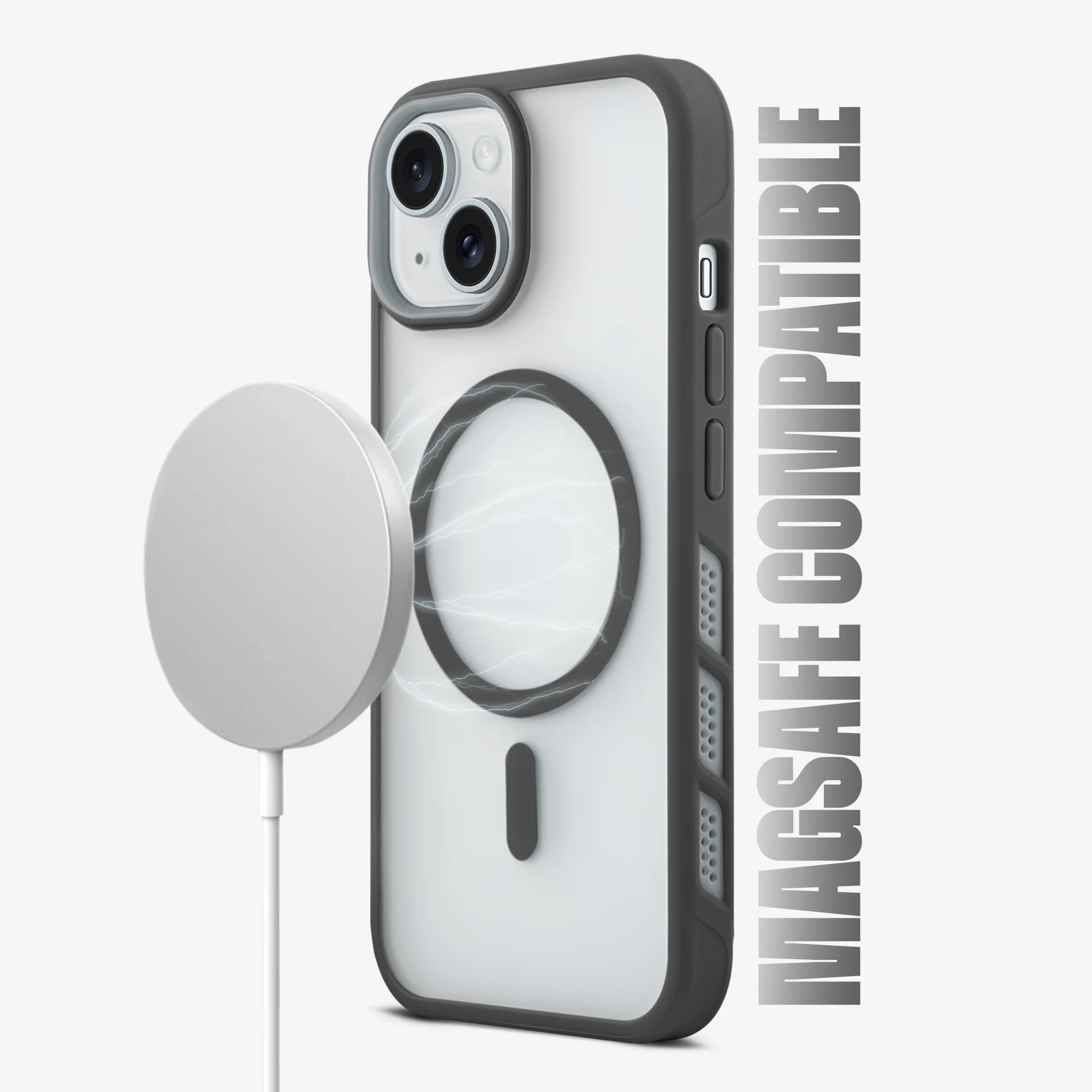 Functional and Stylish with Enhanced Heat Management Wireless Charging Support Compatible Back Case For Apple iPhone 15 - Image 4