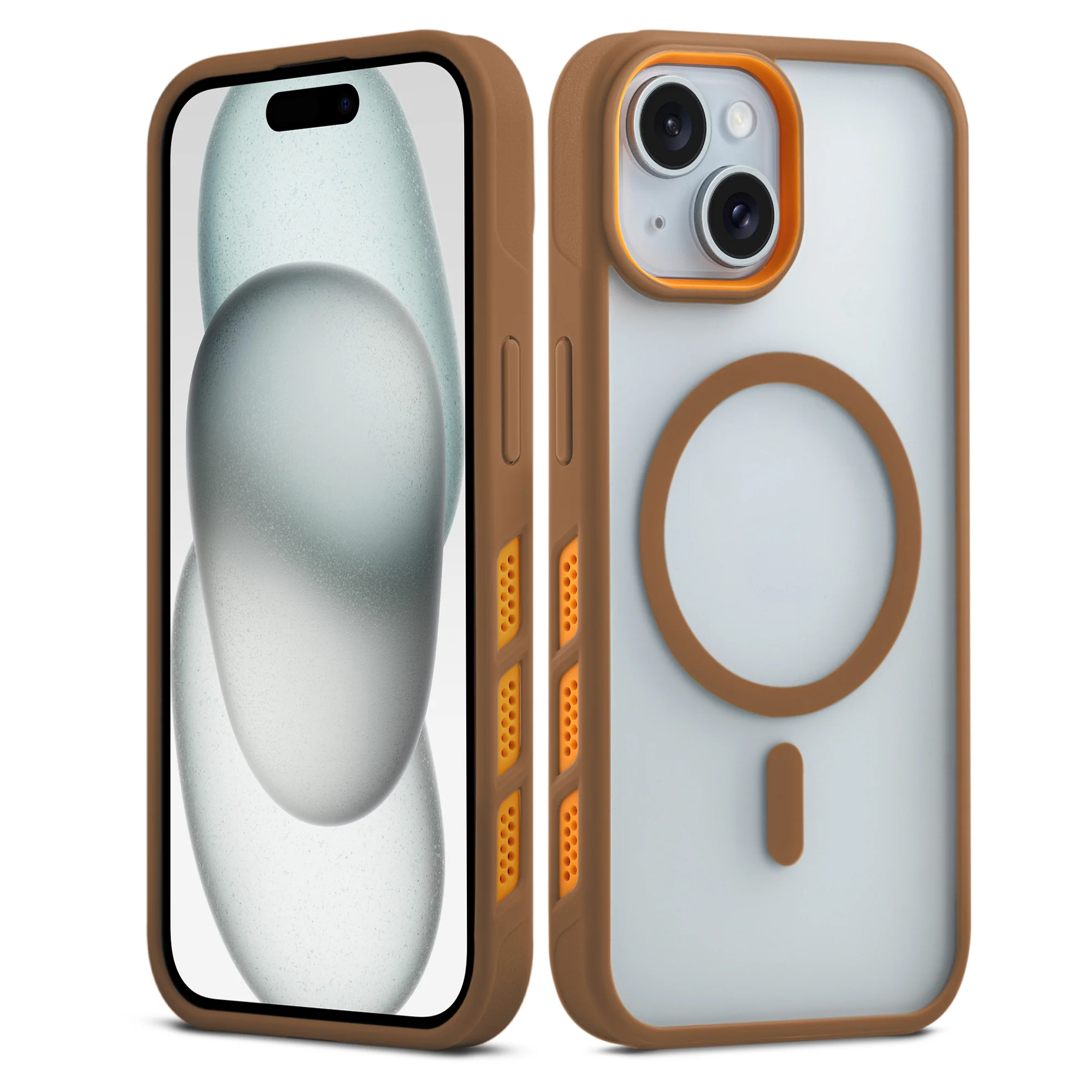 Functional and Stylish with Enhanced Heat Management Wireless Charging Support Compatible Back Case For Apple iPhone 15 - Image 7