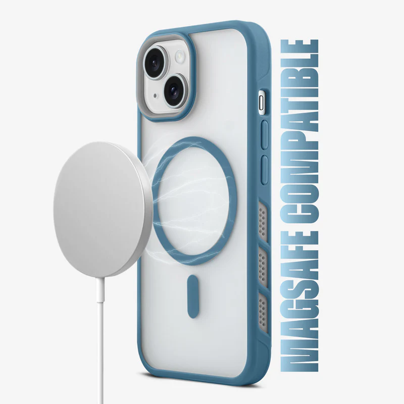 Functional and Stylish with Enhanced Heat Management Wireless Charging Support Compatible Back Case For Apple iPhone 15 Plus - Image 16