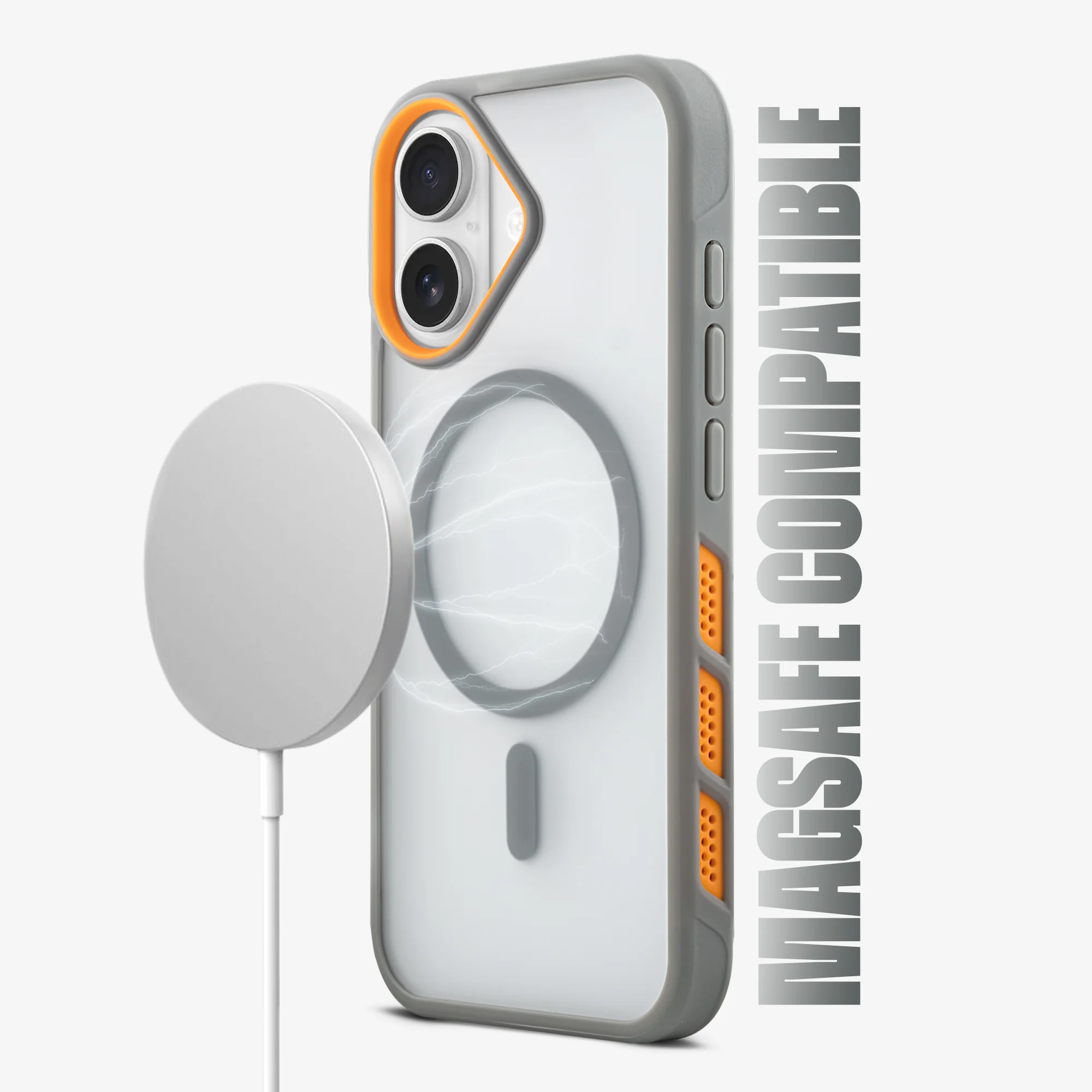 Functional and Stylish with Enhanced Heat Management Wireless Charging Support Compatible Back Case For Apple iPhone 16 - Image 16