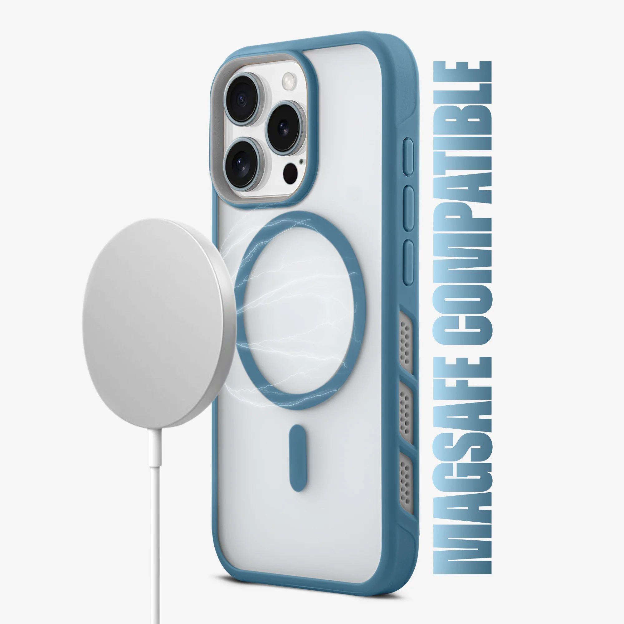 Functional and Stylish with Enhanced Heat Management Wireless Charging Support Compatible Back Case For Apple iphone 16 Pro Max - Image 10