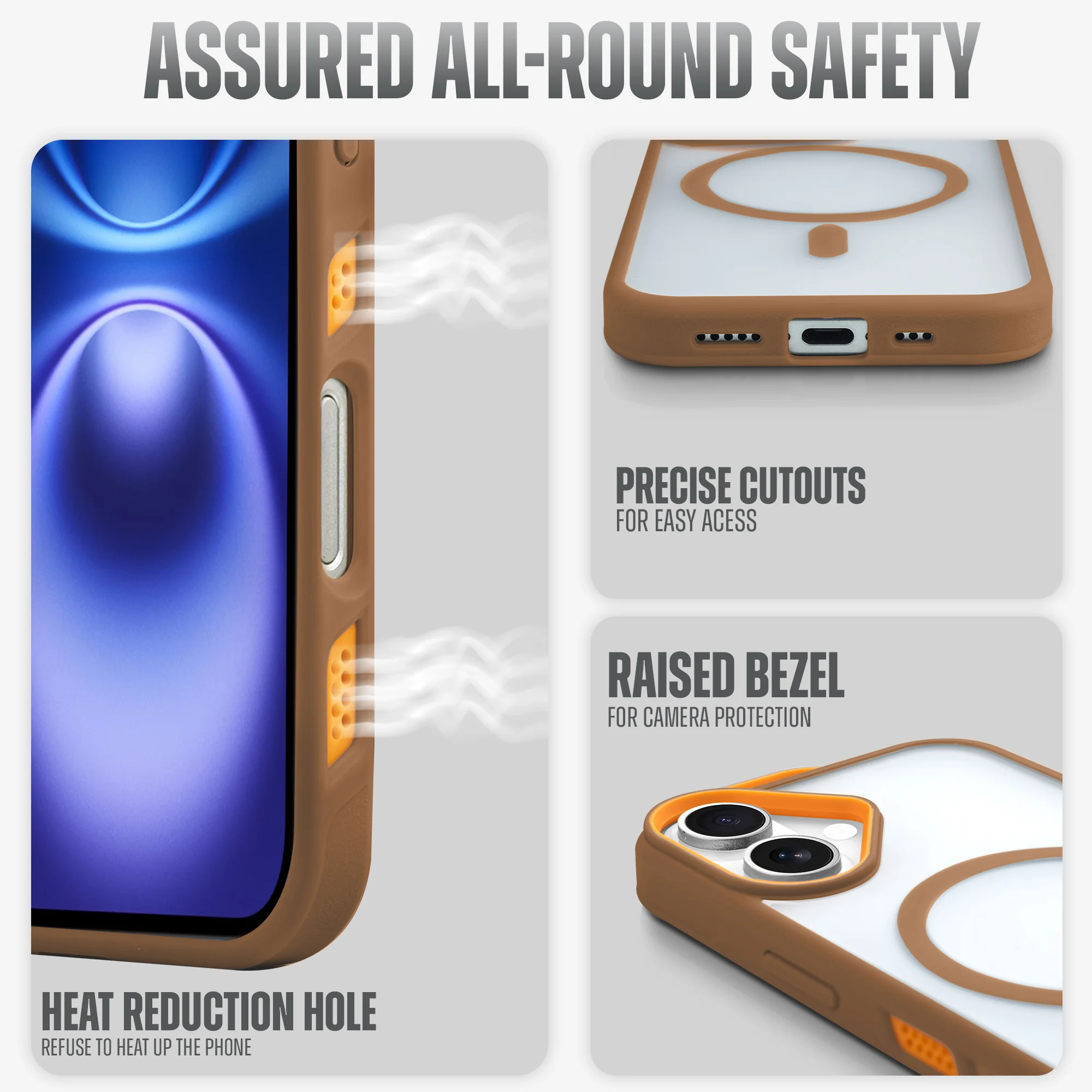 Functional and Stylish with Enhanced Heat Management Wireless Charging Support Compatible Back Cover - Image 171