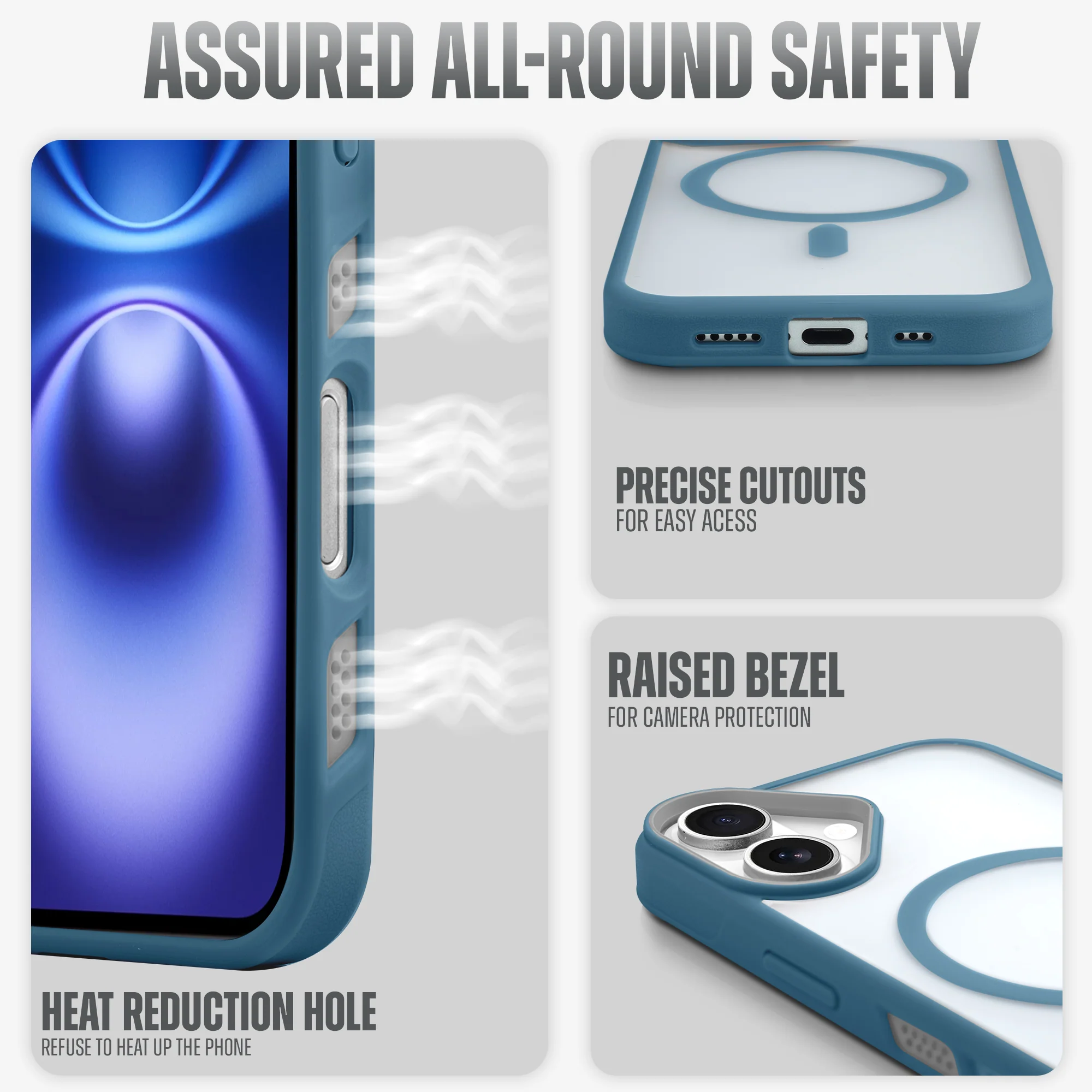 Functional and Stylish with Enhanced Heat Management Wireless Charging Support Compatible Back Cover - Image 181