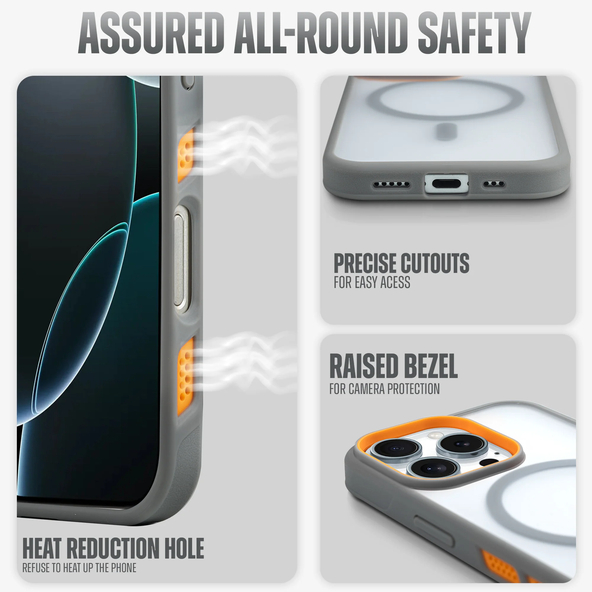Functional and Stylish with Enhanced Heat Management Wireless Charging Support Compatible Back Cover - Image 239