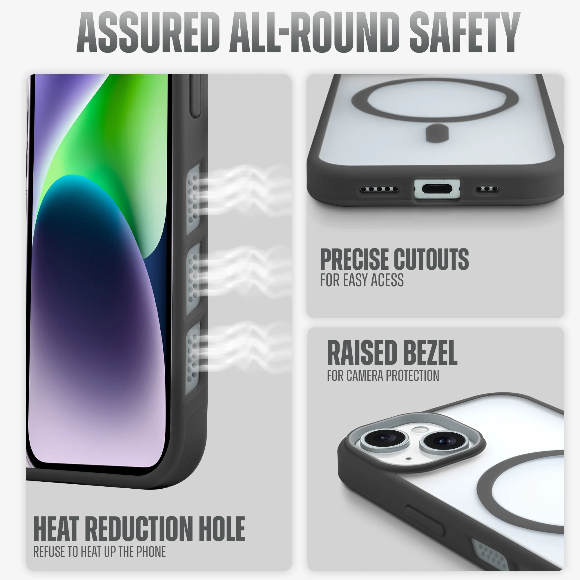 Functional and Stylish with Enhanced Heat Management Wireless Charging Support Compatible Back Cover - Image 47