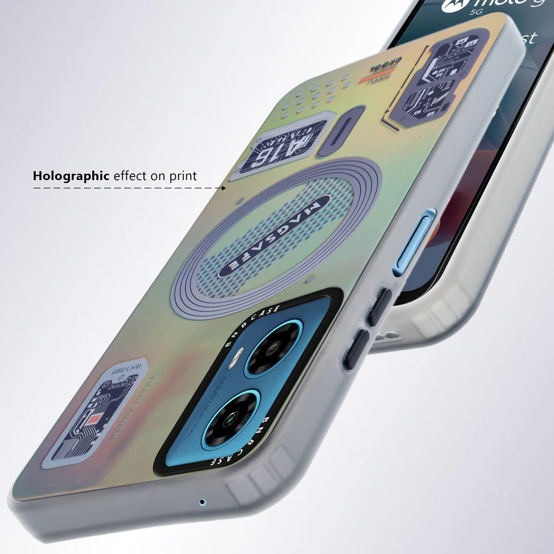 Rainbow Circuit Print Hard Case For Motorola Moto G34 5G - Image 31