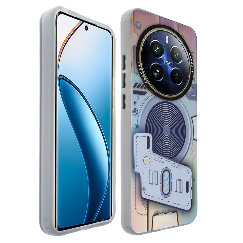 Rainbow Circuit Print Hard Case For Realme 12 Plus 5G - Image 12