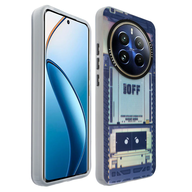 Rainbow Circuit Print Hard Case For Realme 12 Plus 5G - Image 38