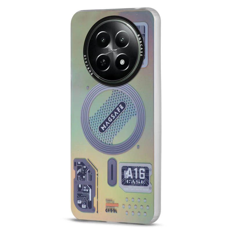 Rainbow Circuit Print Hard Case For Realme 12X 5G - Image 24
