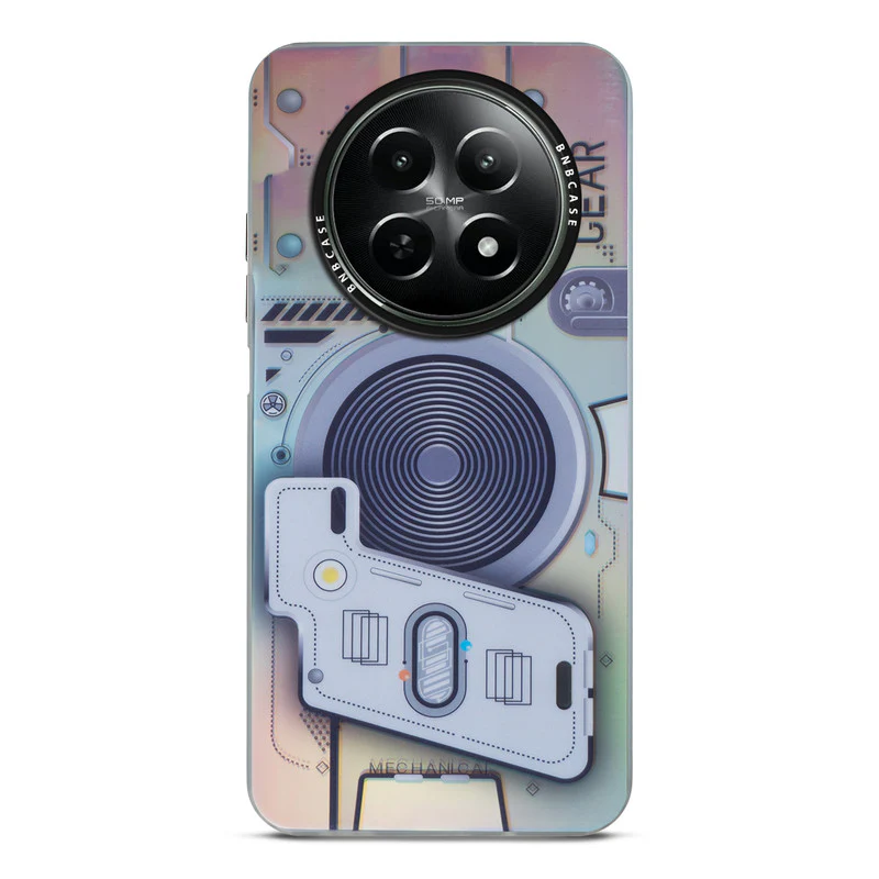 Rainbow Circuit Print Hard Case For Realme 12X 5G - Image 3