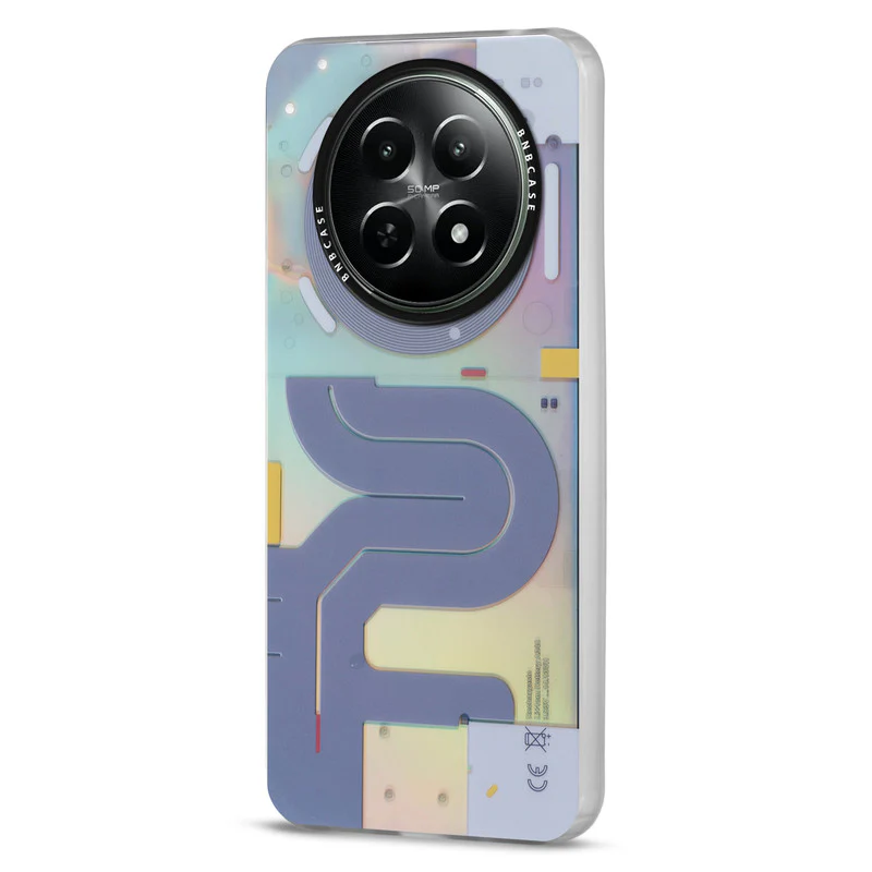 Rainbow Circuit Print Hard Case For Realme 12X 5G - Image 40