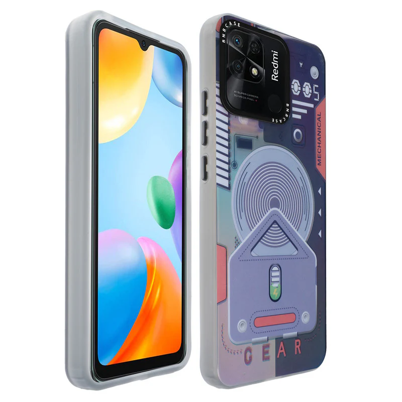 Rainbow Circuit Print Hard Case For Redmi 10C - Image 20