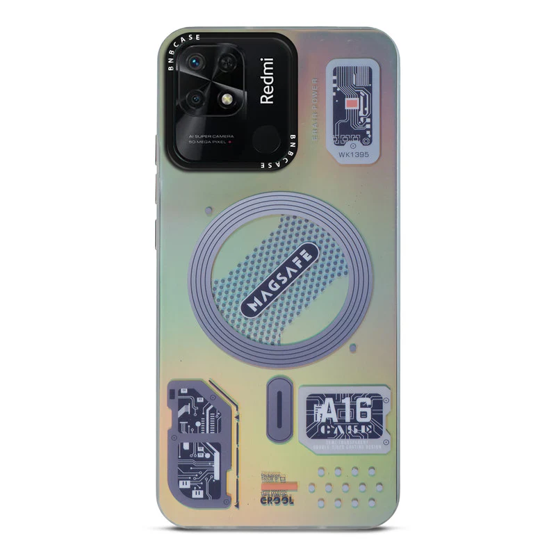 Rainbow Circuit Print Hard Case For Redmi 10C - Image 27