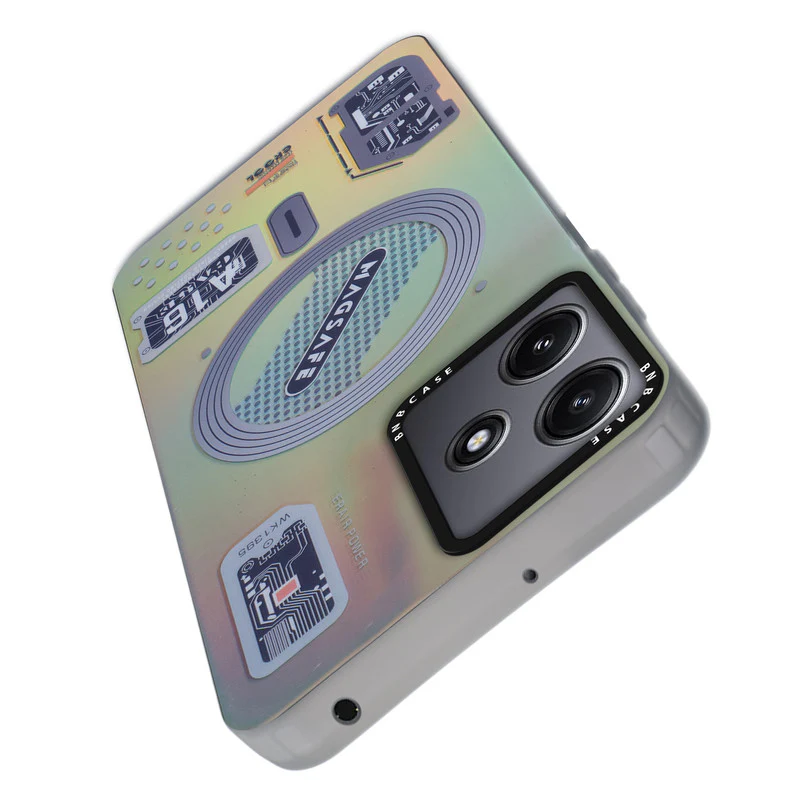 Rainbow Circuit Print Hard Case For Redmi 12 5G - Image 21