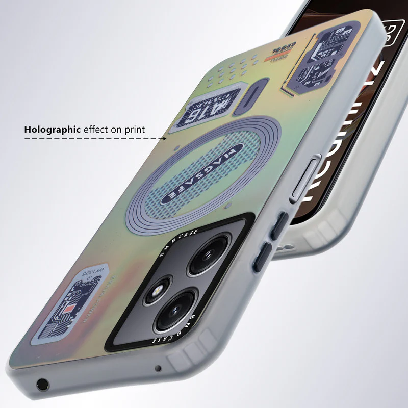 Rainbow Circuit Print Hard Case For Redmi 12 5G - Image 23