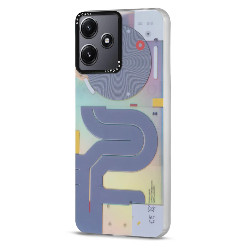 Rainbow Circuit Print Hard Case For Redmi 12 5G - Image 32