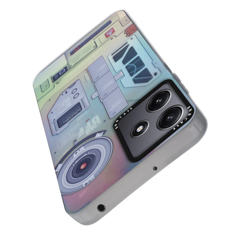 Rainbow Circuit Print Hard Case For Redmi 12 5G - Image 53