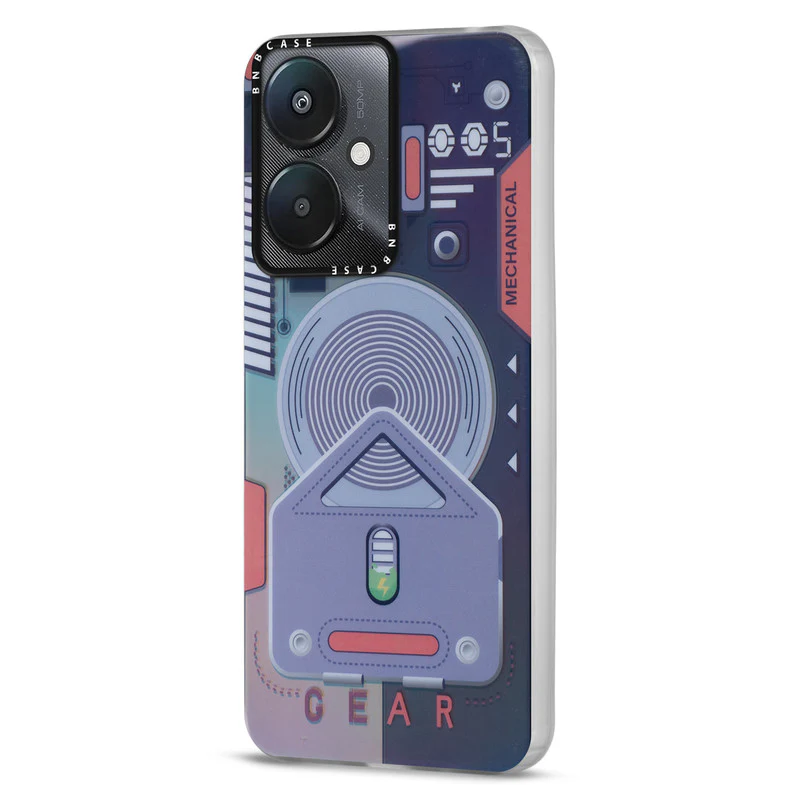 Rainbow Circuit Print Hard Case For Redmi 13C 5G - Image 16
