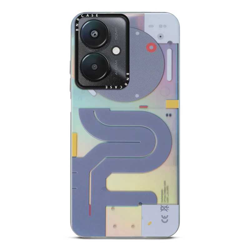 Rainbow Circuit Print Hard Case For Redmi 13C 5G - Image 35