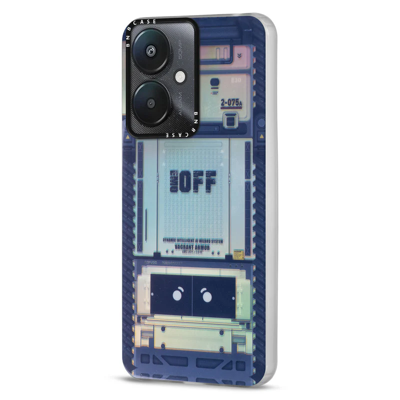 Rainbow Circuit Print Hard Case For Redmi 13C 5G - Image 48