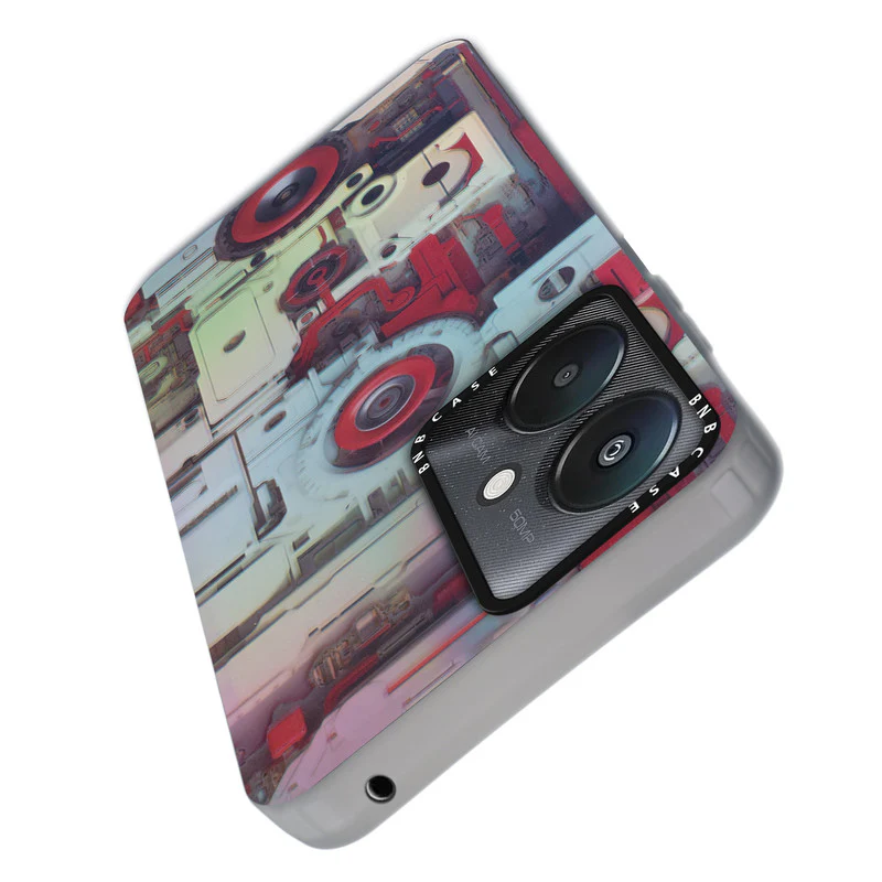 Rainbow Circuit Print Hard Case For Redmi 13C 5G - Image 53