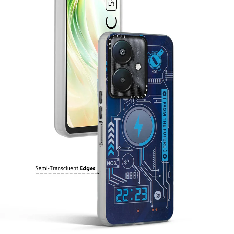 Rainbow Circuit Print Hard Case For Redmi 13C 5G - Image 6