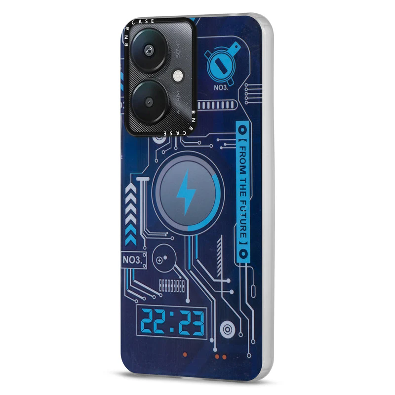 Rainbow Circuit Print Hard Case For Redmi 13C 5G - Image 8